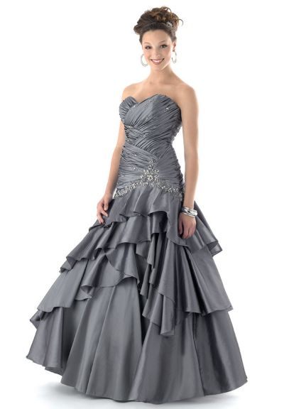 Tiered Prom Dresses