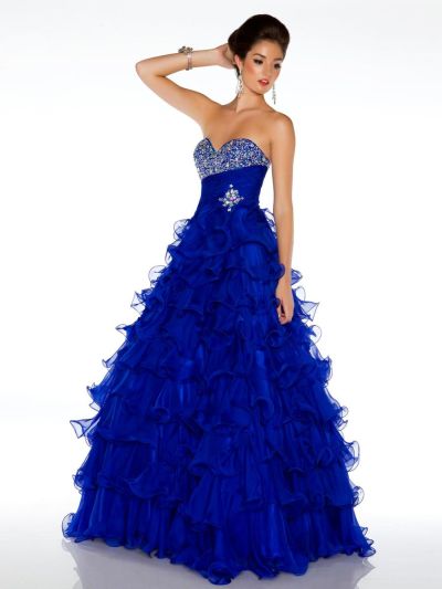 Ballgowns by MacDuggal 4951H Empire Gown: French Novelty
