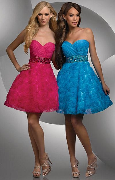 Baby Doll Prom Dress on Shimmer Baby Doll Short Prom Dress 59427 By Bari Jay Image
