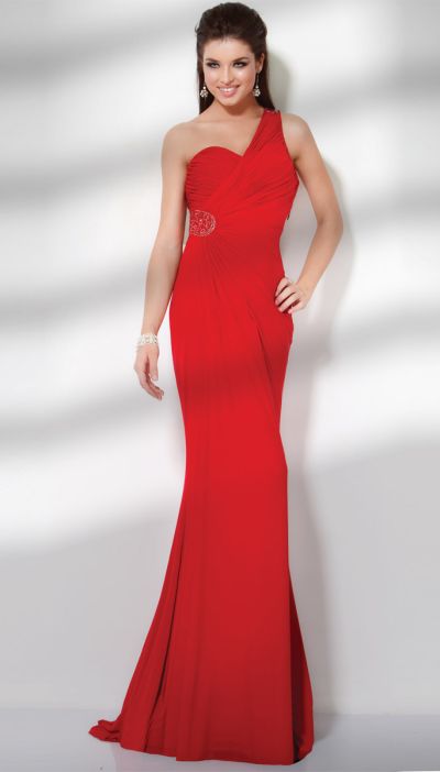  Shoulder Dress on One Shoulder Prom Dresses 2011 Jovani Designs 9219 Image