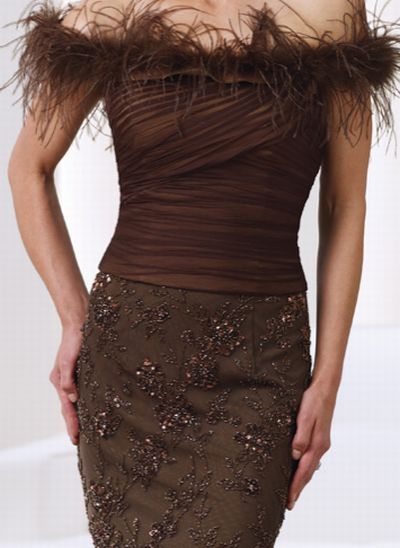 Brown Mermaid Dress