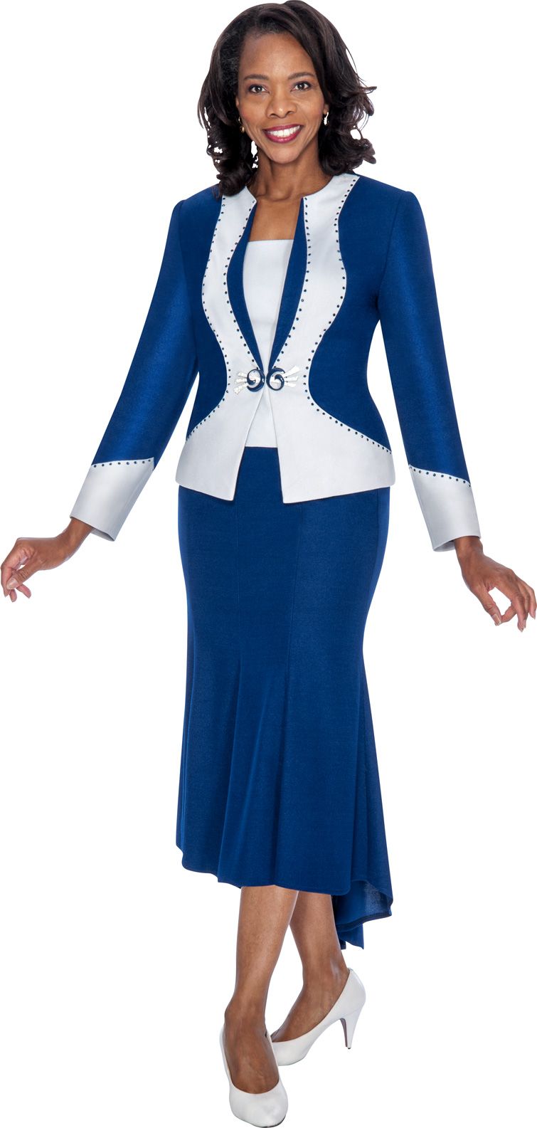 Gmi Gk5462 Womens Knit Church Suit: French Novelty