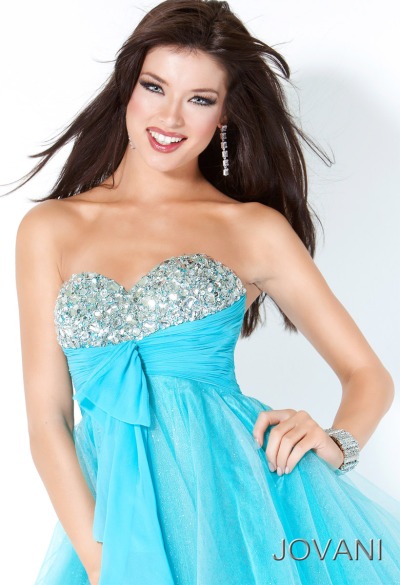 Baby Blue Prom Dresses on View Of The Prom Dresses 2012 Jovani Short Prom Dress B61322 Image