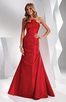 Flirt Flirty Bow Ruched Bodice Mermaid Prom Dress P1445 image