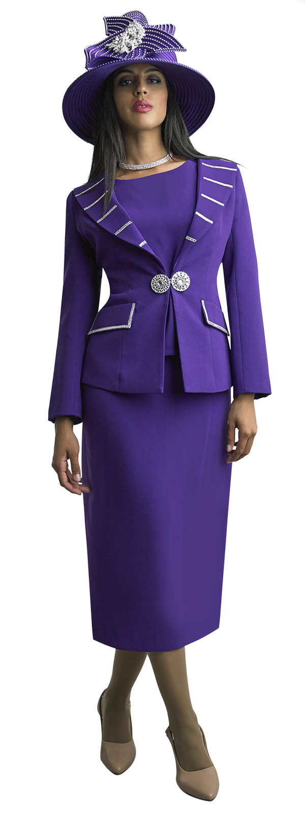 French Novelty: Lily and Taylor 4624 Ladies 3 Piece Church Suit