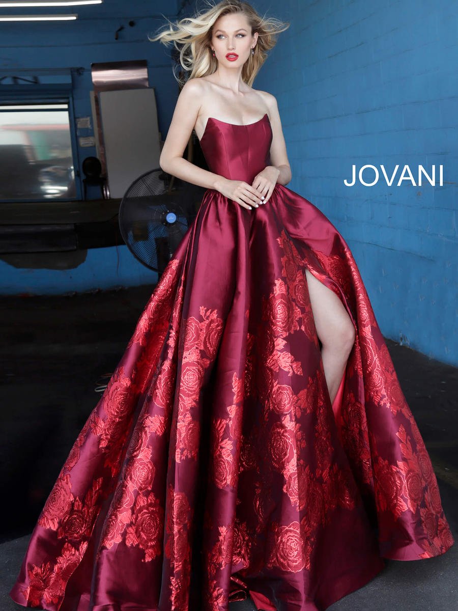 jovani floral ball gown