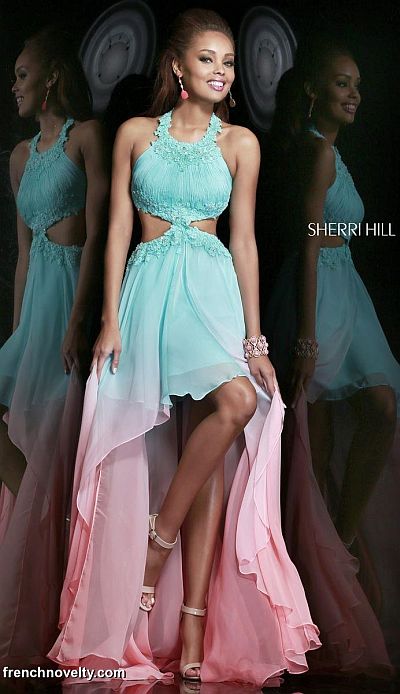 sherri hill ombre dress