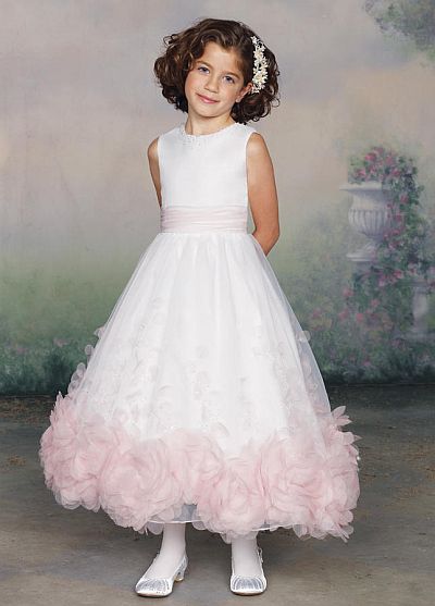 Joan Calabrese by Mon Cheri Flower Girls Dress 112331: French Novelty