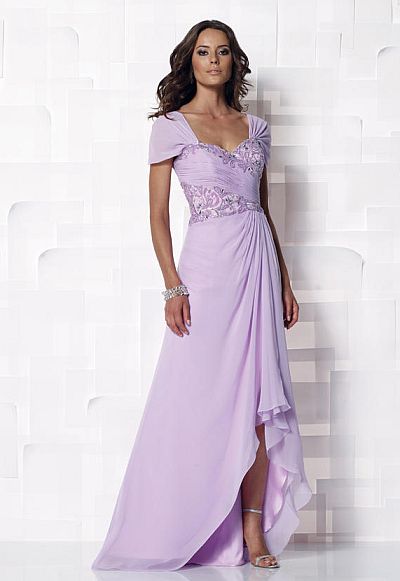 Cameron Blake Chiffon Mother of the Bride Dress with Shawl 112640 ...