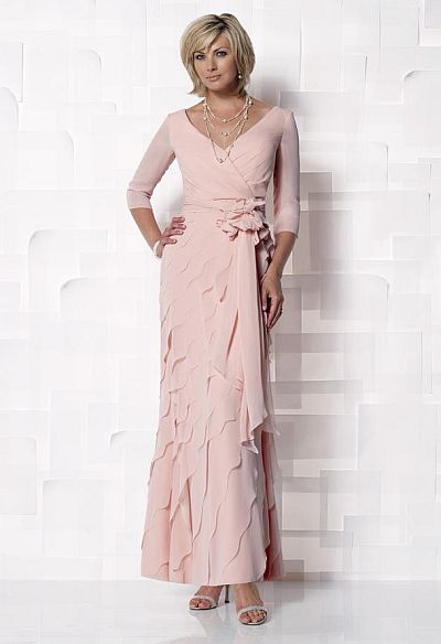 evening wrap dress