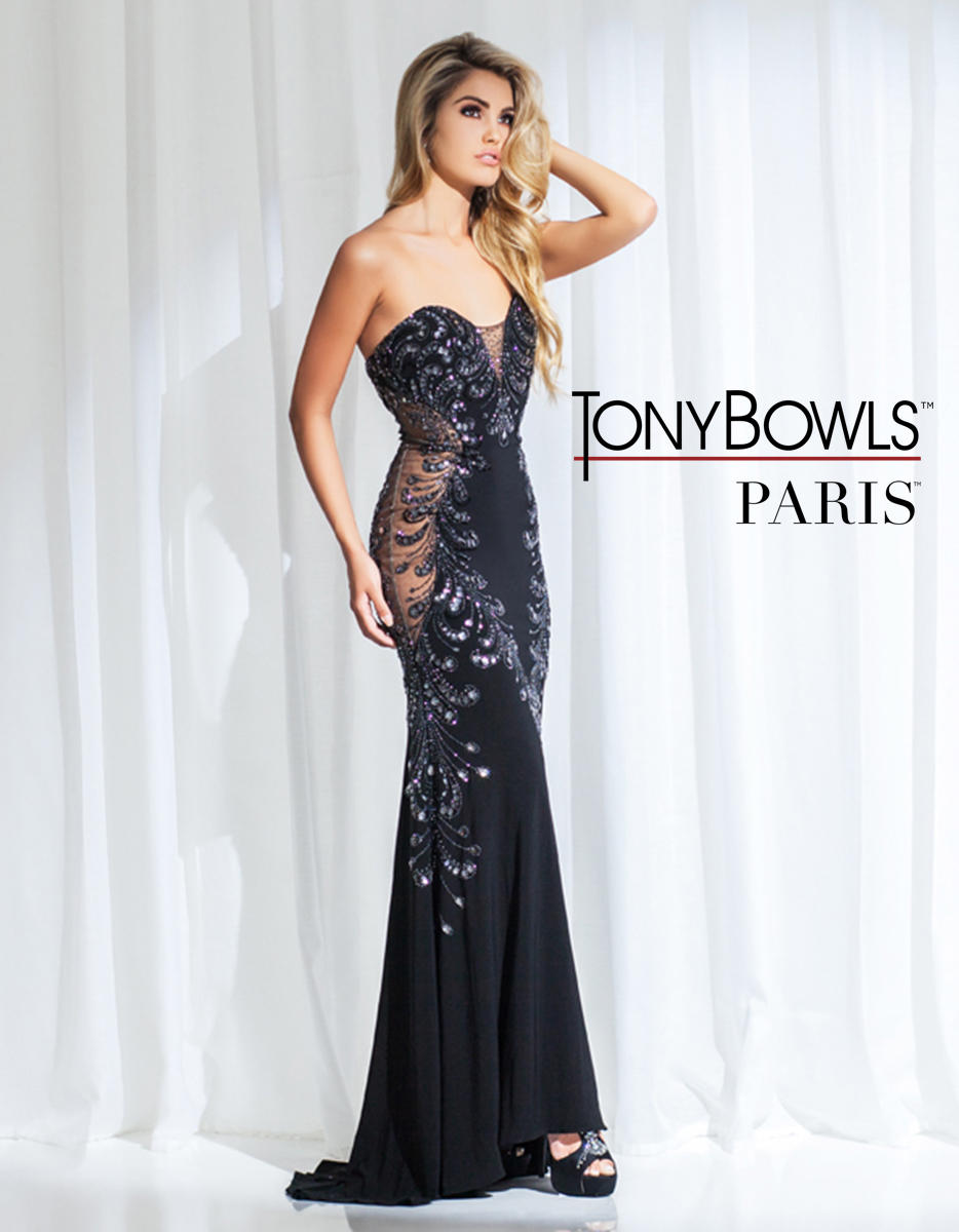 Tony Bowls Paris Evening outlet or Prom Gown