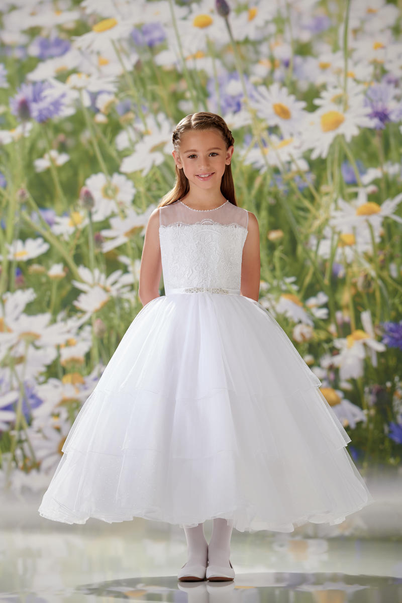 glitter flower girl dress