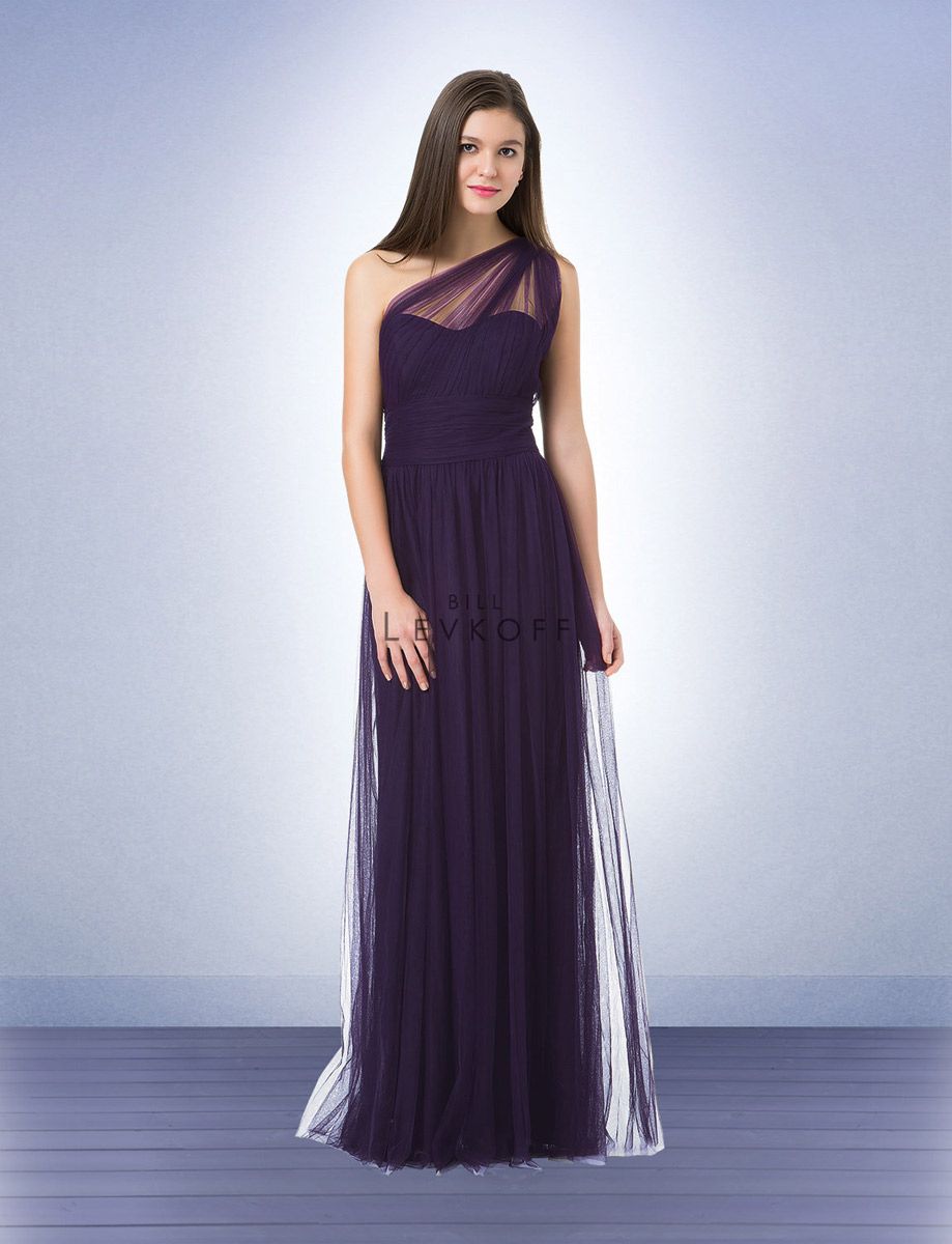 One Shoulder Bridesmaid Dresses Bill Levkoff