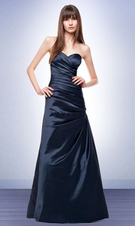 2012 Bridesmaid Dresses Bill Levkoff Euro Satin Gown 124