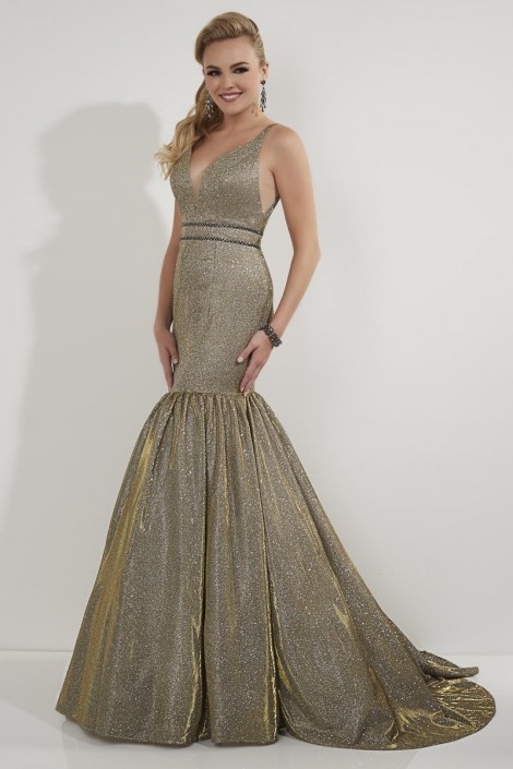 taffeta mermaid dress