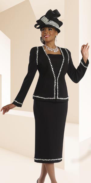 Donna Vinci Knits 13024 Womens Church Suit: French Novelty