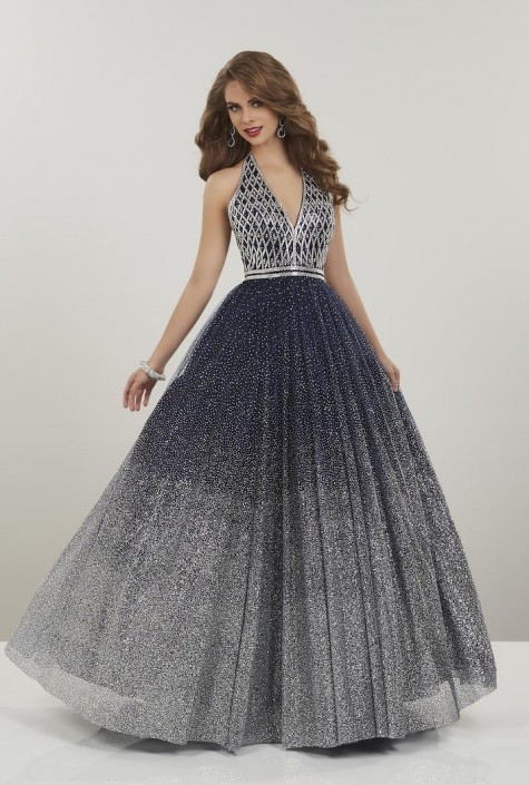 dress navy silver