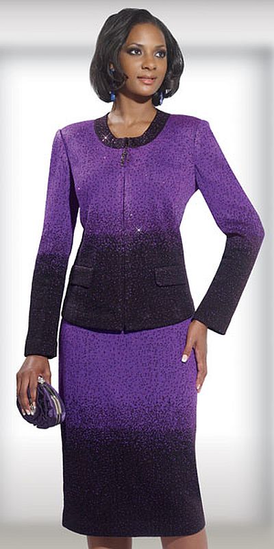 Donna Vinci Knits Womens Church Suit 15088: French Novelty