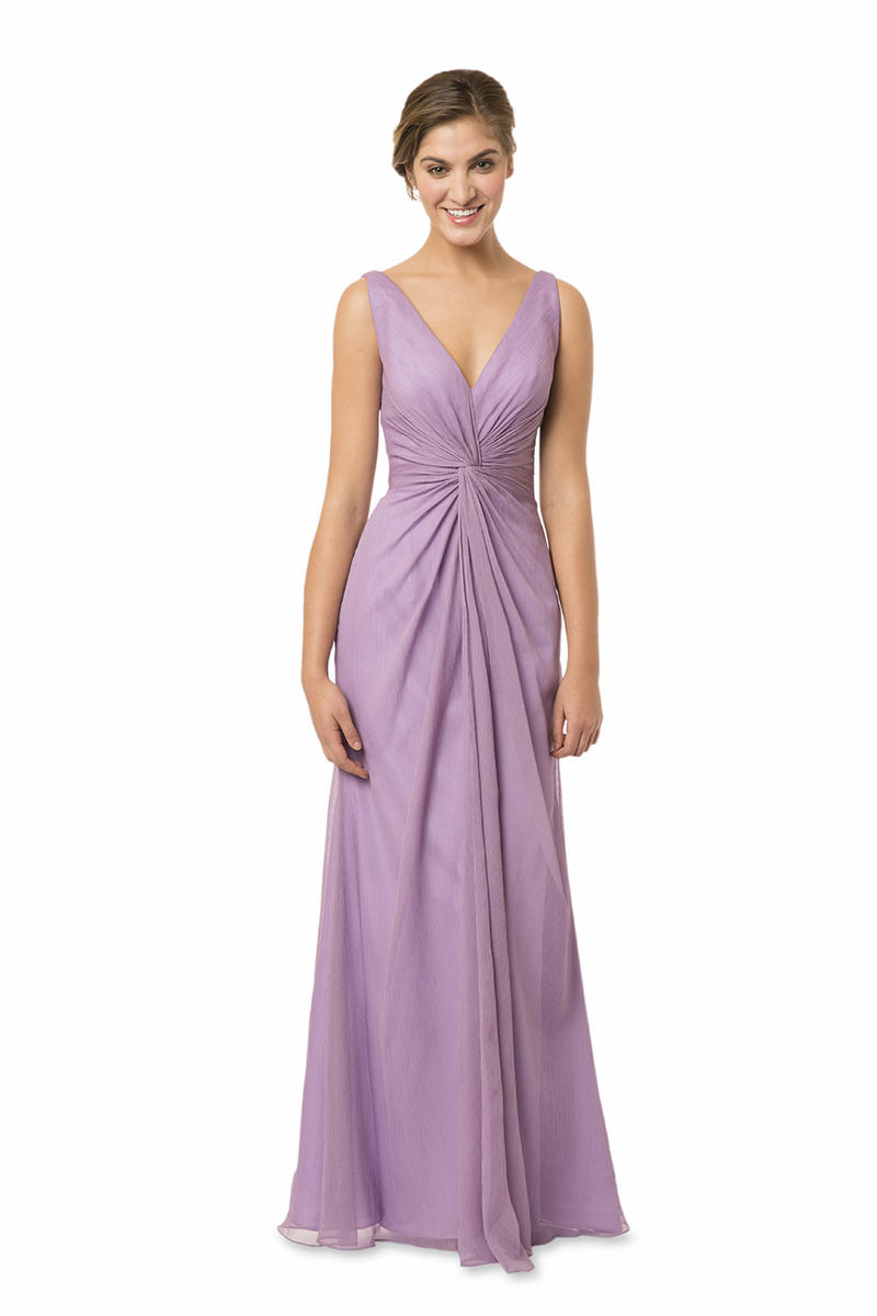 Bari Jay 1556-M Crinkle Chiffon Maternity Bridesmaid Dress: French Novelty