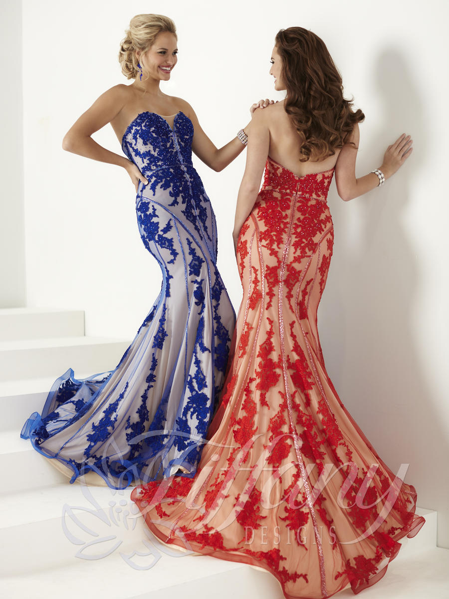 Fire red prom dress best sale