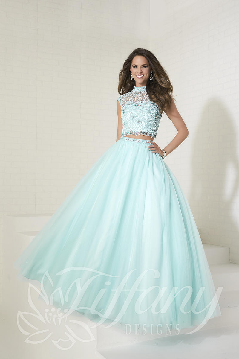 Two Piece Prom Dress Tiffany