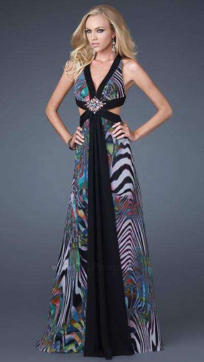 Zebra Prom Dresses Vintage