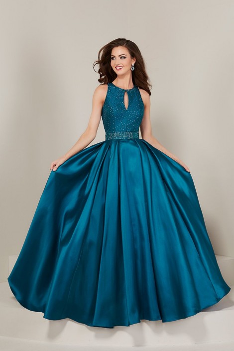 formal gown with pockets