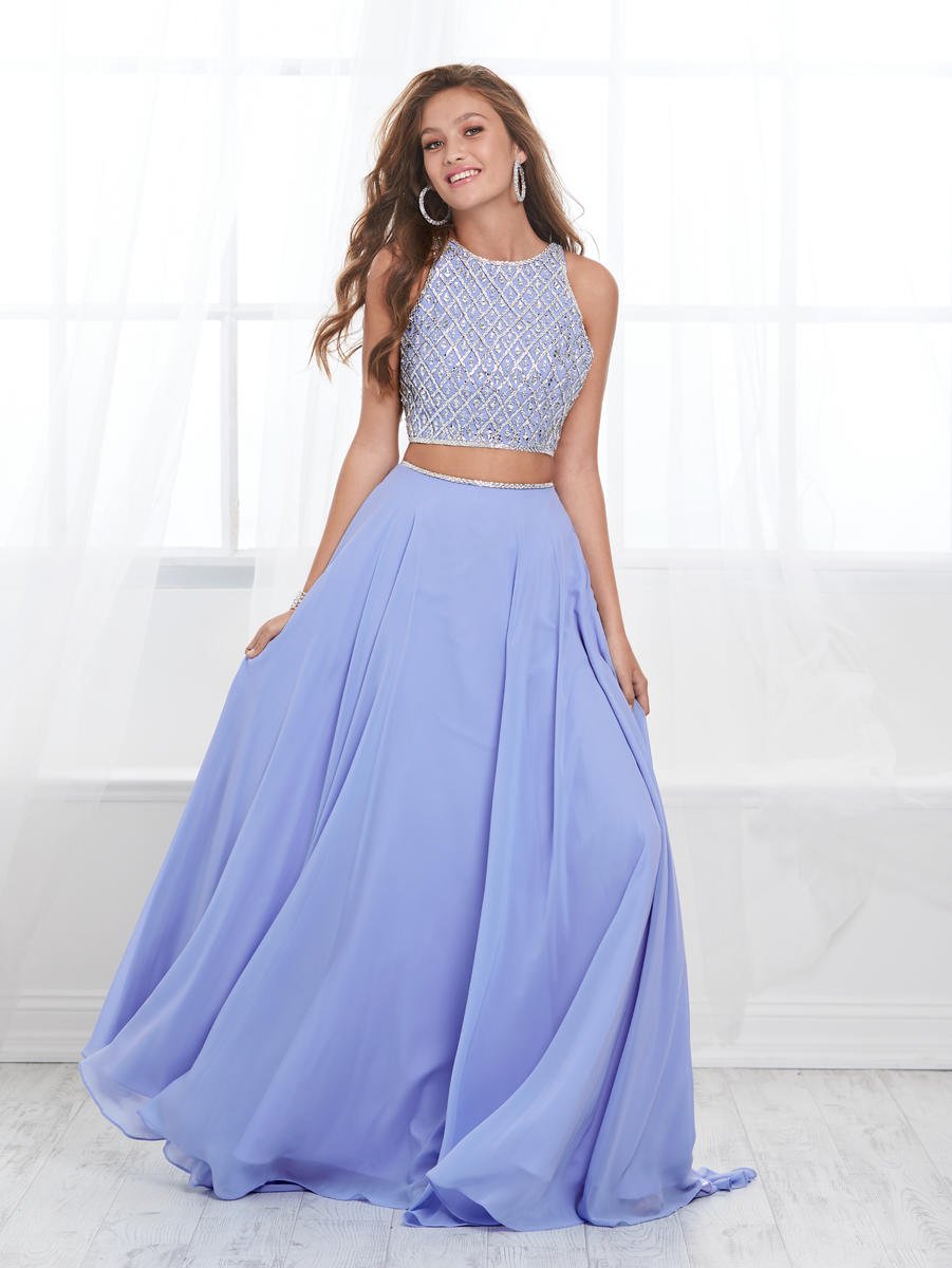 French Novelty: Tiffany Designs 16422 Beautiful 2 Piece Prom Dress