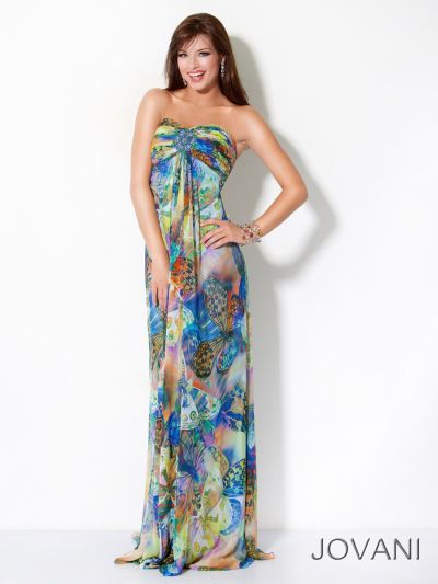 Jovani sale butterfly dress