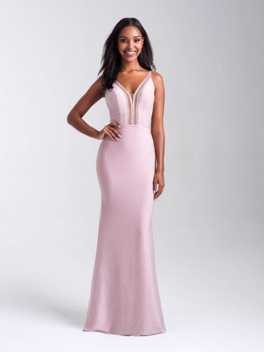 glitter knit prom dress