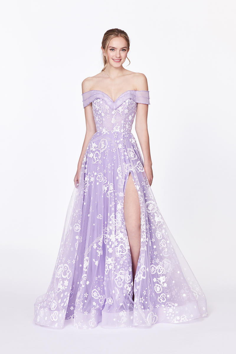 pastel purple dress