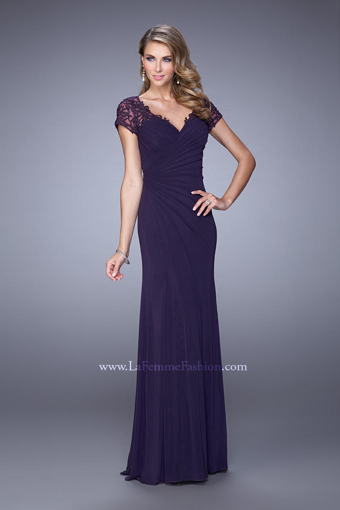 French Novelty: La Femme Evening 21690 Pretty Formal Dress