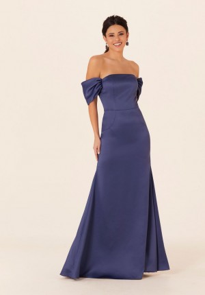 French Novelty: Morilee 14104 Shimmering Maternity Bridesmaid Dress