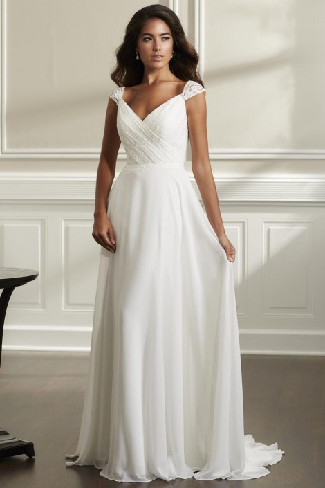 Christina Wu 22898 Destination Wedding Dress French Novelty