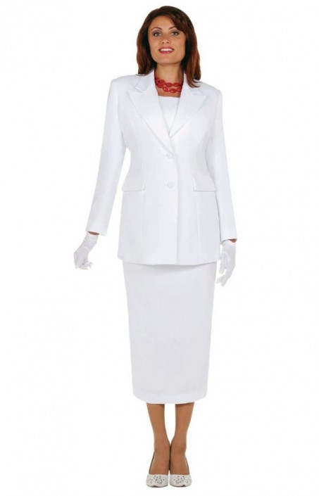 white skirt suits for women