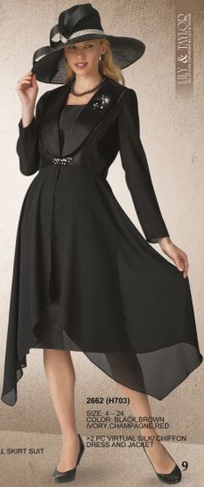 Lily and Taylor 2662 Jacket Dress