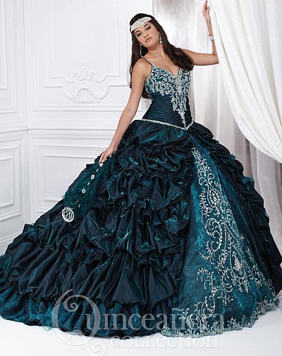 Quinceanera By House Of Wu 26725 Spaghetti Strap Dress - French Novelty