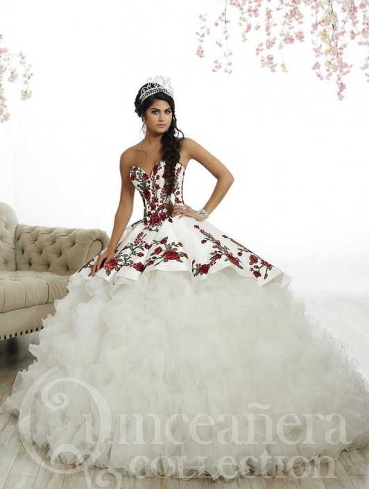 red rose quince dress