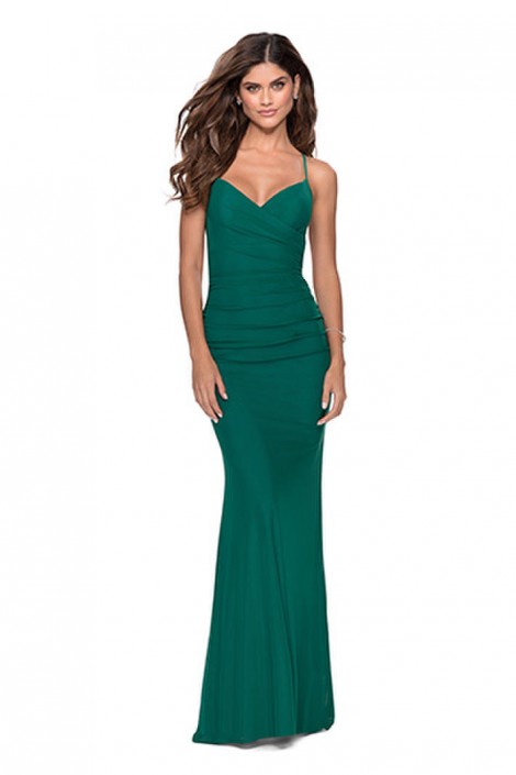 jersey prom dress