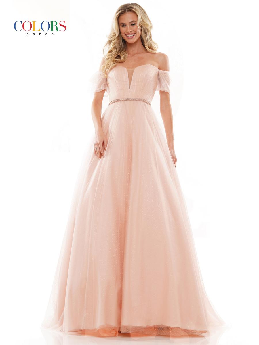 Off Shoulder Puff Sleeve Gown