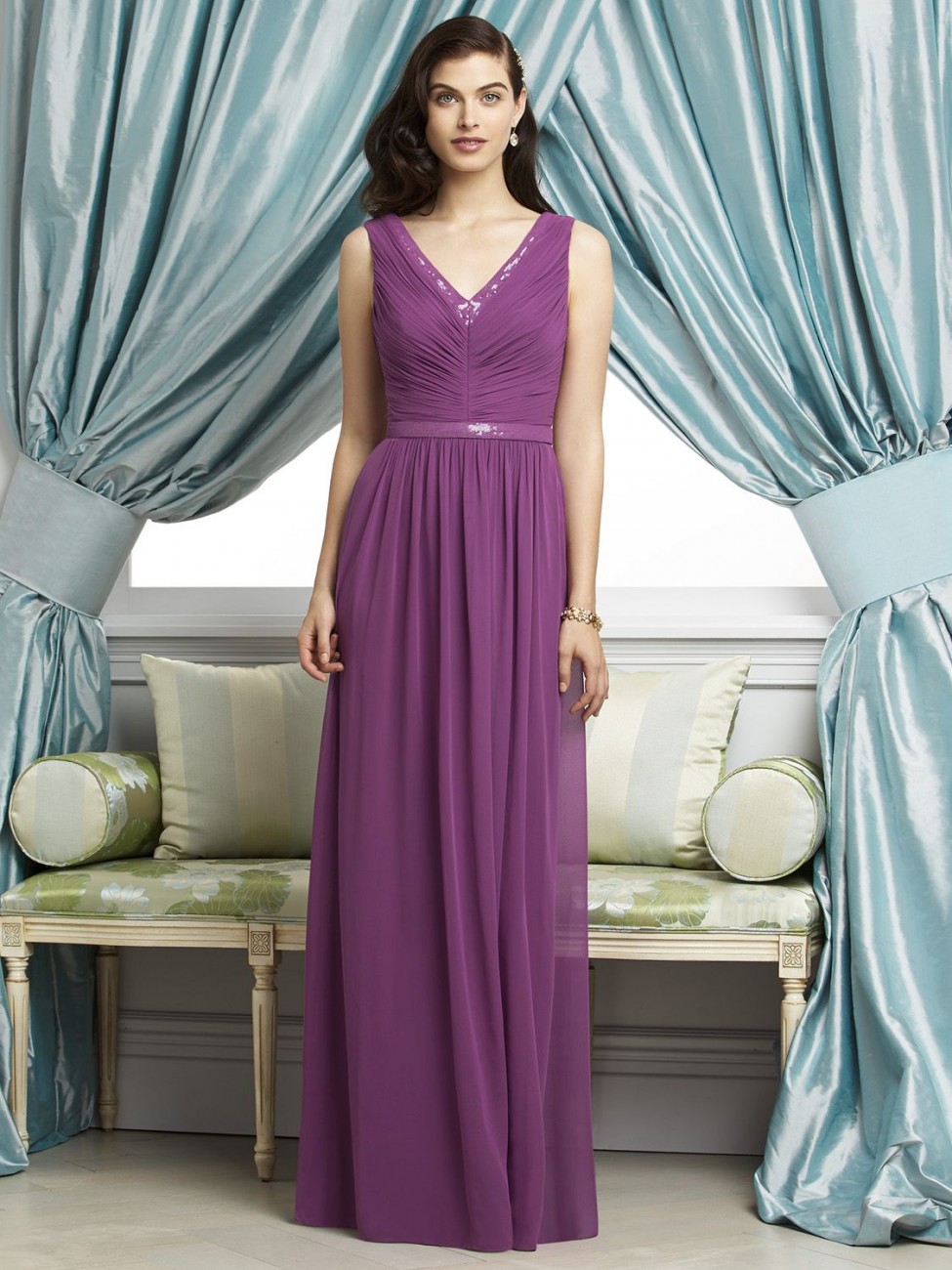 Dessy chiffon bridesmaid on sale dresses