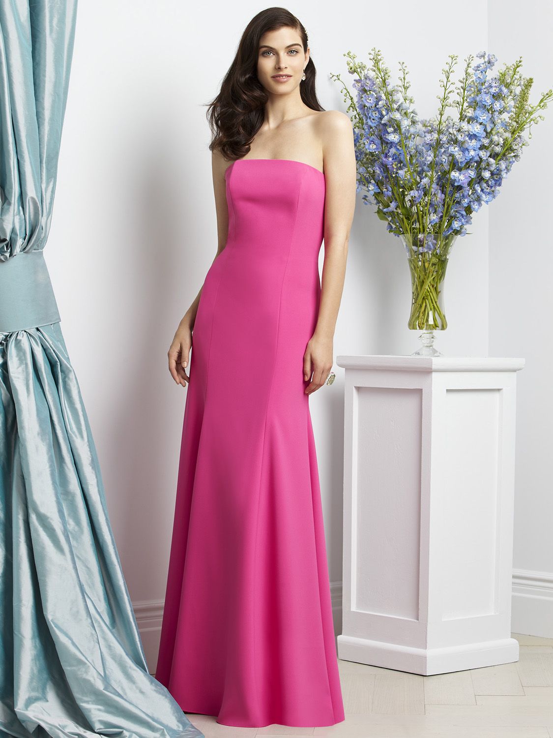 Dessy Collection 2935 Trumpet Bridesmaid Gown: French Novelty