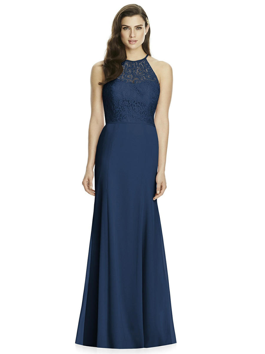 Dessy Collection 2994 Lace and Chiffon Bridesmaid Dress: French Novelty