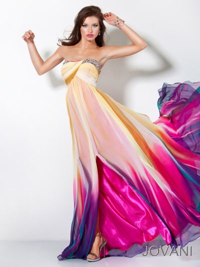 colourful chiffon dresses