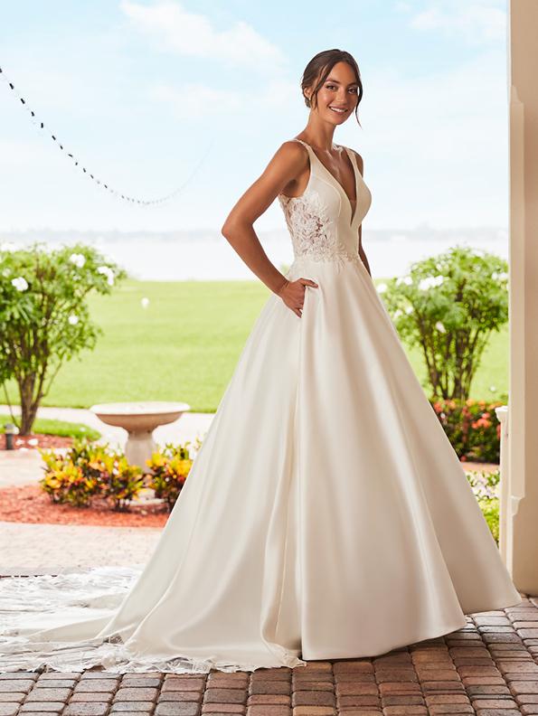 Adrianna Papell Platinum 31215 Modern Wedding Gown