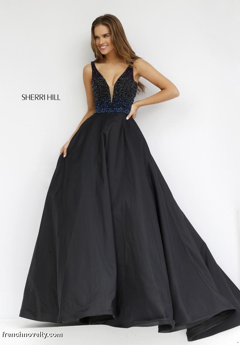 Sherri Hill 32336 Long Dress with Beading: French Novelty