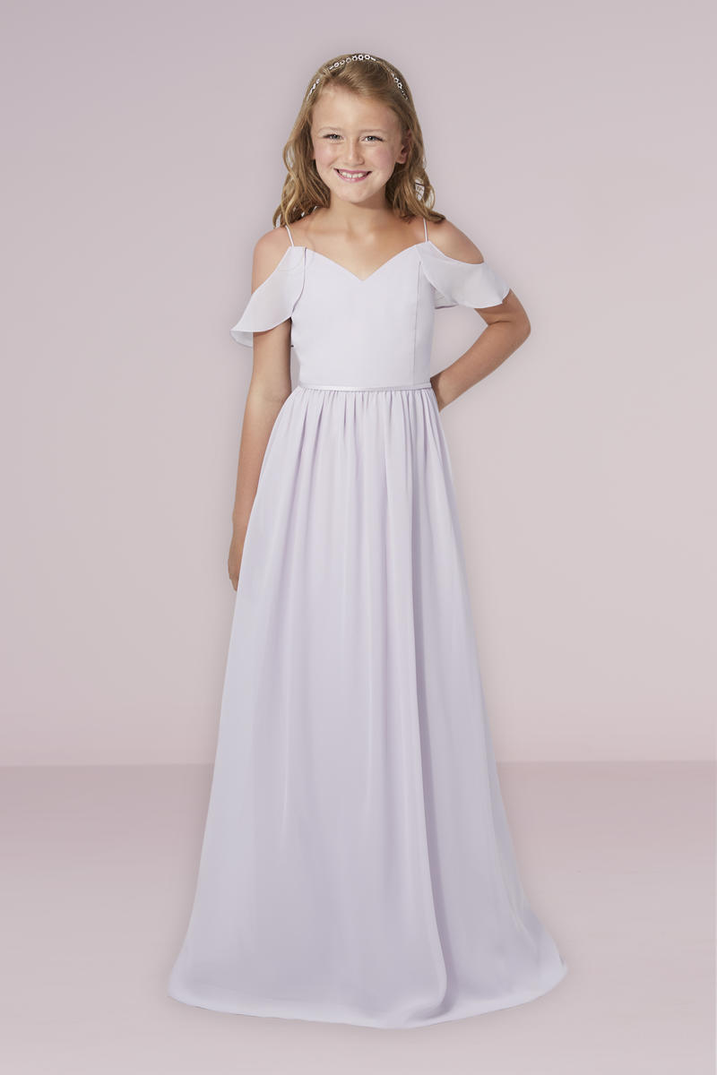 off the shoulder junior bridesmaid dresses