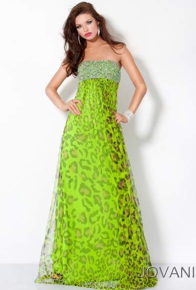 jovani leopard print dress