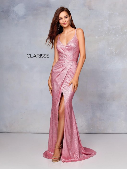 clarisse gold prom dress