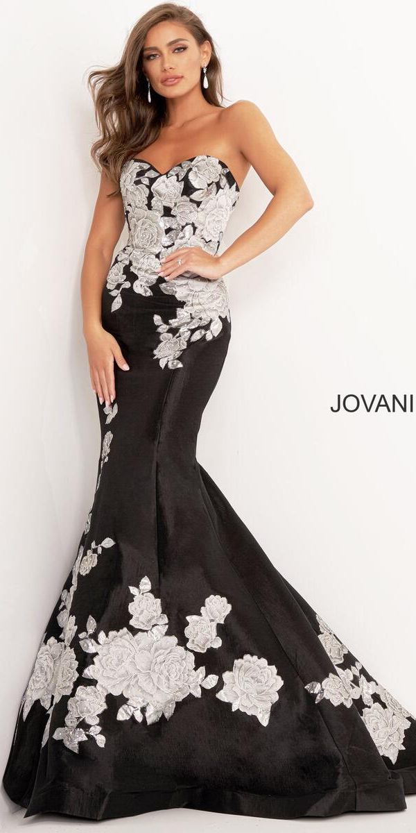 Jovani Strapless Mermaid Dress